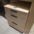 3 Drawer Pedestal File Cabinet w/ Combination Lock